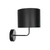 GLOBOSTAR® RALPH 203-0038 Vintage Φωτιστικό Τοίχου - Απλίκα με Ντουί 1 x E27 AC 220-240V IP20 - Μαύρο - Μ22 x Π29 x Υ30cm