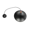GLOBOSTAR® BELFRY 203-0077 Μοντέρνο Κρεμαστό Φωτιστικό Οροφής με Ντουί 1 x E27 AC 220-240V IP20 - Μαύρο & Χρυσό - Μ29.5 x Π29.5 x Υ22cm