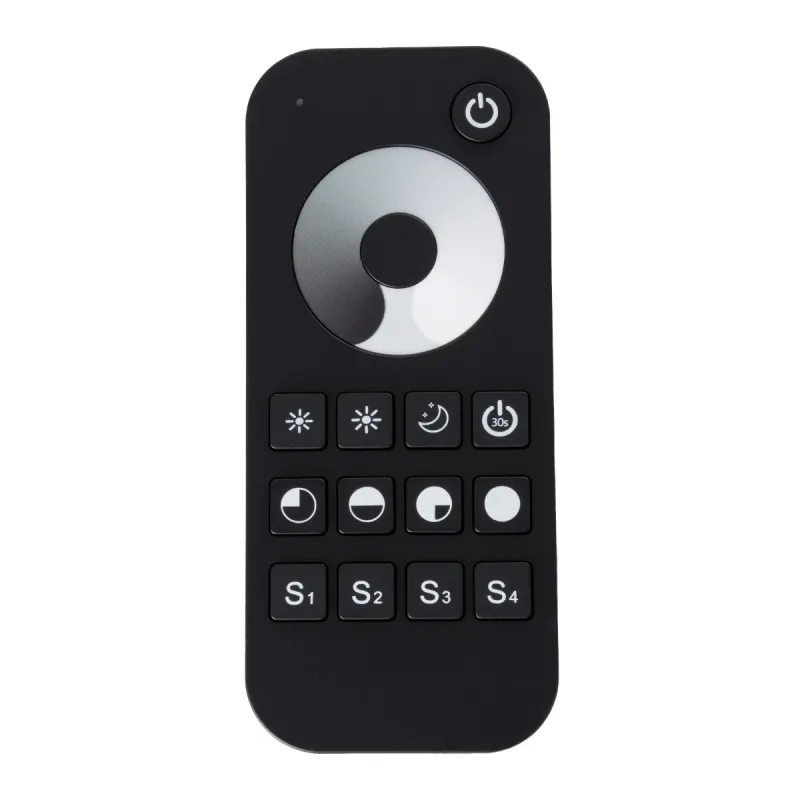 GloboStar® 73118 RT1+V1 SKYDANCE ΣΕΤ Dimmer & Ασύρματο Χειριστήριο Αφής 1 Group RF 2.4Ghz 8A Max DC 5-36V (288W) - DC 3V IP20 - 5 Χρόνια Εγγύηση