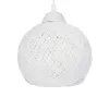 GLOBOSTAR® YASAM 203-0023 Vintage Κρεμαστό Φωτιστικό Οροφής με Ντουί 3 x E27 AC 220-240V IP20 - Λευκό - Μ42 x Π42 x Υ54cm