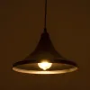 GLOBOSTAR® BELFRY 203-0078 Μοντέρνο Κρεμαστό Φωτιστικό Οροφής με Ντουί 1 x E27 AC 220-240V IP20 - Μαύρο - Μ29.5 x Π29.5 x Υ21cm