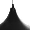 GLOBOSTAR® BELFRY 203-0078 Μοντέρνο Κρεμαστό Φωτιστικό Οροφής με Ντουί 1 x E27 AC 220-240V IP20 - Μαύρο - Μ29.5 x Π29.5 x Υ21cm