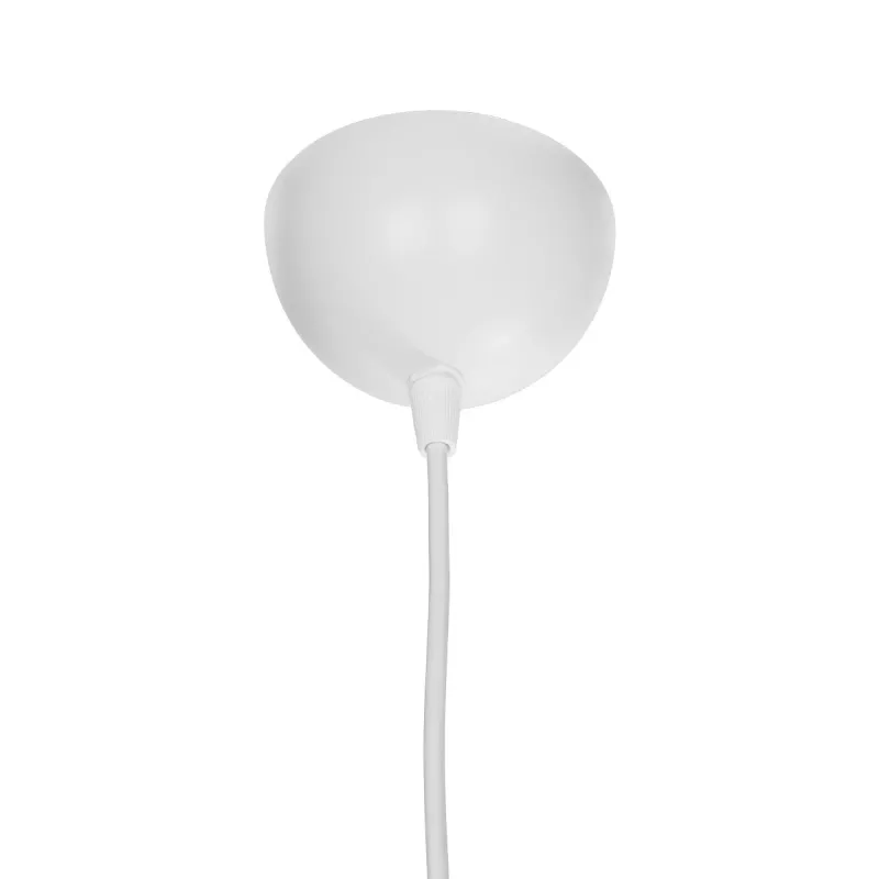 GLOBOSTAR® FONTE 203-0081 Μοντέρνο Κρεμαστό Φωτιστικό Οροφής με Ντουί 1 x E27 AC 220-240V IP20 - Λευκό - Μ25.5 x Π25.5 x Υ10cm