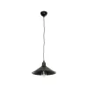 GLOBOSTAR® FERRO 203-0082 Μοντέρνο Κρεμαστό Φωτιστικό Οροφής με Ντουί 1 x E27 AC 220-240V IP20 - Μαύρο & Μπρούτζινο - Μ30 x Π30 x Υ15cm