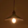 GLOBOSTAR® FERRO 203-0083 Μοντέρνο Κρεμαστό Φωτιστικό Οροφής με Ντουί 1 x E27 AC 220-240V IP20 - Λευκό & Χρυσό - Μ30 x Π30 x Υ15cm