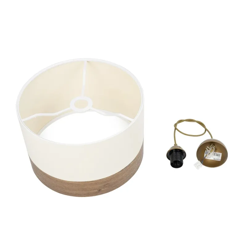 GLOBOSTAR® ZYKLUS 203-0103 Μοντέρνο Κρεμαστό Φωτιστικό Οροφής με Ντουί 1 x E27 AC 220-240V IP20 - Μπεζ & Καφέ - Μ36 x Π36 x Υ25cm GLOBOSTAR® ZYKLUS 203-0103 Μοντέρνο Κρεμαστό Φωτιστικό Οροφής με Ντουί 1 x E27 AC 220-240V IP20 - Μπεζ & Καφέ - Μ36 x Π36 x Υ25cm