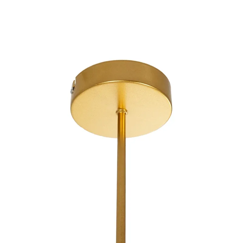 GLOBOSTAR® GLOBUS 203-0105 Μοντέρνο Φωτιστικό Οροφής με Ντουί 4 x E27 AC 220-240V IP20 - Λευκό & Χρυσό - Μ70 x Π15 x Υ34cm