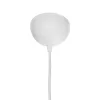 GLOBOSTAR® RADE 203-0125 Μοντέρνο Κρεμαστό Φωτιστικό Οροφής με Ντουί 1 x E27 AC 220-240V IP20 - Λευκό & Χρυσό - Μ18.5 x Π18.5 x Υ23cm