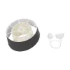 GLOBOSTAR® ALINA 203-0131 Μοντέρνο Κρεμαστό Φωτιστικό Οροφής με Ντουί 1 x E27 AC 220-240V IP20 - Μαύρο & Μπεζ - Μ30 x Π30 x Υ20cm GLOBOSTAR® ALINA 203-0131 Μοντέρνο Κρεμαστό Φωτιστικό Οροφής με Ντουί 1 x E27 AC 220-240V IP20 - Μαύρο & Μπεζ - Μ30 x Π30 x Υ20cm