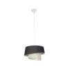 GLOBOSTAR® ALINA 203-0131 Μοντέρνο Κρεμαστό Φωτιστικό Οροφής με Ντουί 1 x E27 AC 220-240V IP20 - Μαύρο & Μπεζ - Μ30 x Π30 x Υ20cm GLOBOSTAR® ALINA 203-0131 Μοντέρνο Κρεμαστό Φωτιστικό Οροφής με Ντουί 1 x E27 AC 220-240V IP20 - Μαύρο & Μπεζ - Μ30 x Π30 x Υ20cm