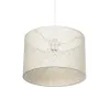 GLOBOSTAR® CLAIRIE 203-0137 Μοντέρνο Κρεμαστό Φωτιστικό Οροφής με Ντουί 1 x E27 AC 220-240V IP20 - Μπεζ - Μ30 x Π30 x Υ22cm