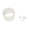 GLOBOSTAR® CLAIRIE 203-0137 Μοντέρνο Κρεμαστό Φωτιστικό Οροφής με Ντουί 1 x E27 AC 220-240V IP20 - Μπεζ - Μ30 x Π30 x Υ22cm