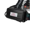 GloboStar® 79057 Φακός Κεφαλής Επαναφορτιζόμενος LED CREE XML2-T6 Chip 30 Watt 3000lm με 2 x 18650 Μπαταρίες 6000mAh Ψυχρό Λευκό 6000K