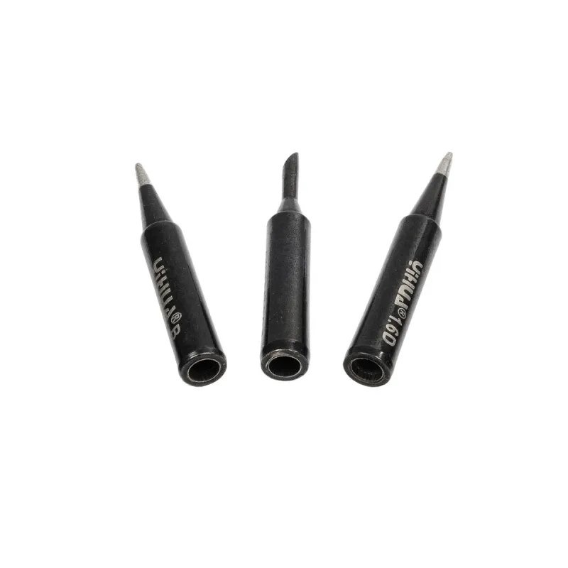 GLOBOSTAR® YIHUA-900M 79948 Σετ 3 Κεφαλών για Σταθμό Συγκόλλησης/Κολλητήρι Συμβατές με Μοντέλα Yihua - 900Μ-T-B & 900Μ-T-2CF & 900M-T-1.6D - Μ0.5 x Π0.5 x Υ4cm - Πακέτο 3 Τεμαχίων
