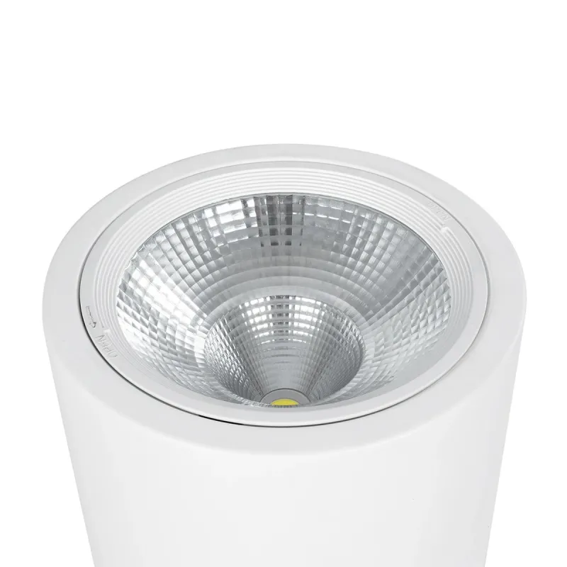 GloboStar® 999-0004 Φωτιστικό Σποτ Οροφής Downlight 30W 3000lm 24° AC 220-240V IP20 Θερμό Λευκό 3000K