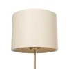 GLOBOSTAR® WIZ 203-0180 Μοντέρνο Επιτραπέζιο Φωτιστικό Πορτατίφ με Ντουί 1 x E27 AC 220-240V IP20 - Χρυσο & Μπεζ - Μ22 x Π22 x Υ36.5cm