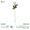 GloboStar® Artificial Garden PINK ROSE BRANCH 21148 Τεχνητό Διακοσμητικό Κλαδί Τριαντάφυλλα Ροζ Y63cm