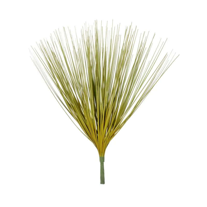 GloboStar® Artificial Garden YELLOW GREEN GRASS BOUQUET 21158 Τεχνητό Διακοσμητικό Μπουκέτο Grass Κίτρινο Πράσινο Y45cm