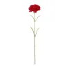 GloboStar® Artificial Garden Red CARNATION BRANCH 21210 Τεχνητό Διακοσμητικό Κλαδί Γαρίφαλο Κόκκινο Y60cm