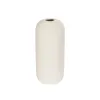 GloboStar® Artificial Garden BLANCO 21247 Διακοσμητική Κεραμική Γλάστρα Γκρι Π11 x Μ11 x Υ25 cm