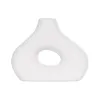 GloboStar® Artificial Garden HORIZON 21253 Διακοσμητικό Κεραμικό Βάζo Λευκό Π18 x Μ6 x Υ15 cm