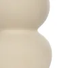 GloboStar® Artificial Garden PEARL 21265 Διακοσμητικό Κεραμικό Βάζo Μπεζ Π13 x Μ13 x Υ21cm