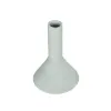 GloboStar® Artificial Garden TANAH 21282 Διακοσμητικό Κεραμικό Βάζo Γκρι Π13 x Μ13 x Υ20cm