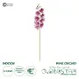 GloboStar® Artificial Garden PINK ORCHID BRANCH 21407 Τεχνητό Διακοσμητικό Κλαδί Ροζ Ορχιδέα Y95cm