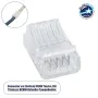 GLOBOSTAR® STRIPCON 70757 Ταχυσύνδεσμος για RGBW Ταινία LED 12mm σε 5 Καλώδια IP20 - Διάφανο - Μ2.5 x Π1.5 x Υ1cm