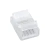 GLOBOSTAR® STRIPCON 70757 Ταχυσύνδεσμος για RGBW Ταινία LED 12mm σε 5 Καλώδια IP20 - Διάφανο - Μ2.5 x Π1.5 x Υ1cm