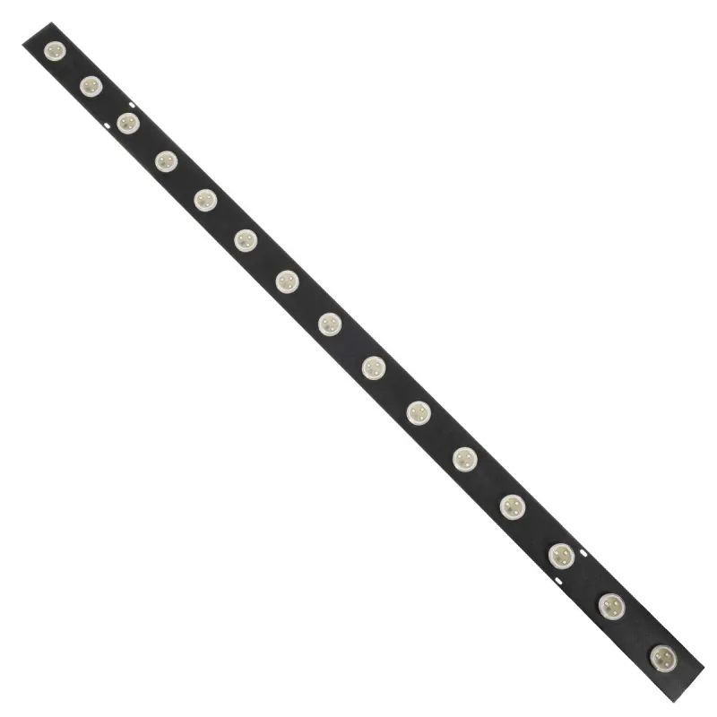GloboStar® 90830 4 x Digital Pixel Addressable Facade Aluminum Bars - 4 x Ψηφιακές Μπάρες Αλουμινίου Πρόσοψης Κτιρίων LED SMD 3535 45W 60LED 60PIXEL SPI/TTL Protocol IC UCS512B 2700lm 120° DC 12V IP67 RGB - Μαύρο Σώμα - Μ400 x Π4.5 x Υ3.6cm - 4 Μπάρες