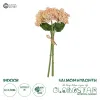 GloboStar® Artificial Garden SALMON PINK HYACINTH BOUQUET 21355 Τεχνητό Διακοσμητικό Μπουκέτο Ροζ Υάκυνθος Y30cm