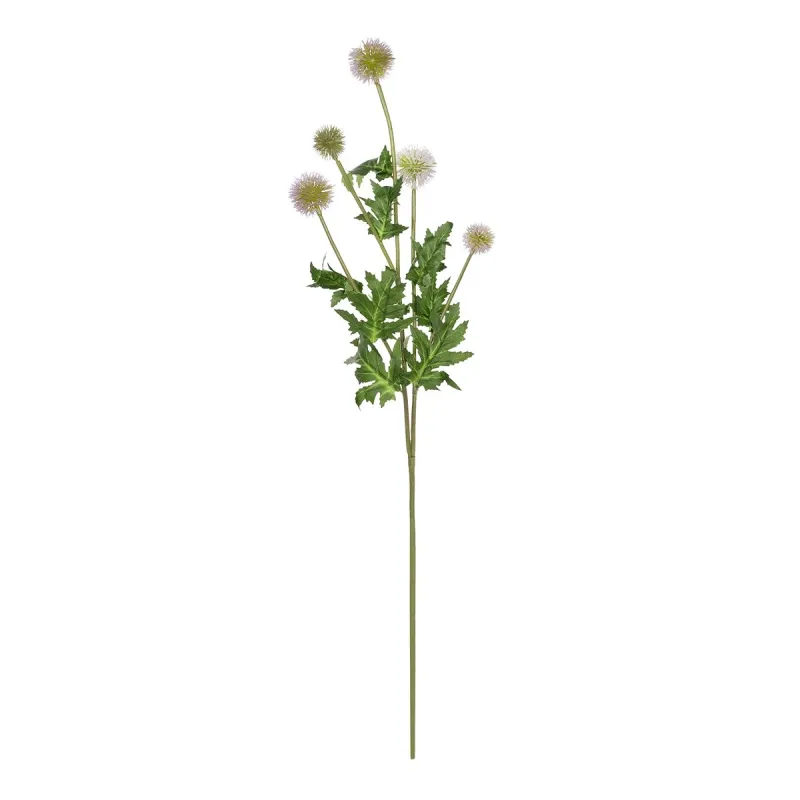 GloboStar® Artificial Garden PURPLE PINK BOUQET 21366 Τεχνητό Διακοσμητικό Ταραξάκο Μπουκέτο Y70cm
