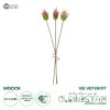 GloboStar® Artificial Garden PINK VELVET FRUIT BOUQET 21377 Τεχνητό Διακοσμητικό  Μπουκέτο Βερμπάσκο Y56cm