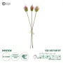 GloboStar® Artificial Garden PINK VELVET FRUIT BOUQET 21377 Τεχνητό Διακοσμητικό  Μπουκέτο Βερμπάσκο Y56cm