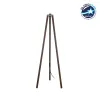 GLOBOSTAR® TRIPOD 203-0257 Μοντέρνο Επιδαπέδιο Φωτιστικό με Ντουί 1 x E27 AC 220-240V IP20 - Καφέ - Μ38 x Π38 x Υ120cm