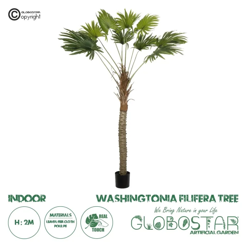 GloboStar® Artificial Garden WASHINGTONIA FILIFERA TREE 21107 Τεχνητό Διακοσμητικό Φοινικόδεντρου Υ200cm GloboStar® Artificial Garden WASHINGTONIA FILIFERA TREE 21107 Τεχνητό Διακοσμητικό Φοινικόδεντρου Υ200cm