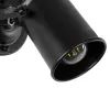 GLOBOSTAR® JAKE 00948 Μοντέρνο Φωτιστικό Τοίχου - Απλίκα με Ντουί 1 x E27 AC 220-240V IP20 - Μαύρο - Μ9 x Π22 x Y22cm