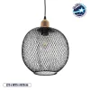 GLOBOSTAR® WIRE 201-0019 Μοντέρνο Κρεμαστό Φωτιστικό Οροφής με Ντουί 1 x E27 AC 220-240V IP20 - Μαύρο & Χρυσό - Μ25 x Π25 x Υ32cm GLOBOSTAR® WIRE 201-0019 Μοντέρνο Κρεμαστό Φωτιστικό Οροφής με Ντουί 1 x E27 AC 220-240V IP20 - Μαύρο & Χρυσό - Μ25 x Π25 x Υ32cm