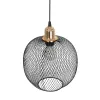 GLOBOSTAR® WIRE 201-0019 Μοντέρνο Κρεμαστό Φωτιστικό Οροφής με Ντουί 1 x E27 AC 220-240V IP20 - Μαύρο & Χρυσό - Μ25 x Π25 x Υ32cm GLOBOSTAR® WIRE 201-0019 Μοντέρνο Κρεμαστό Φωτιστικό Οροφής με Ντουί 1 x E27 AC 220-240V IP20 - Μαύρο & Χρυσό - Μ25 x Π25 x Υ32cm