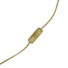 GLOBOSTAR® NOVA 201-0042 Μοντέρνο Επιδαπέδιο Φωτιστικό με Ντουί 1 x E27 AC 220-240V IP20 - Χρυσό & Μαύρο - Μ32 x Π32 x Υ152cm