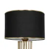 GLOBOSTAR® NOVA 201-0042 Μοντέρνο Επιδαπέδιο Φωτιστικό με Ντουί 1 x E27 AC 220-240V IP20 - Χρυσό & Μαύρο - Μ32 x Π32 x Υ152cm
