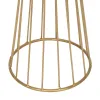 GLOBOSTAR® NOVA 201-0042 Μοντέρνο Επιδαπέδιο Φωτιστικό με Ντουί 1 x E27 AC 220-240V IP20 - Χρυσό & Μαύρο - Μ32 x Π32 x Υ152cm