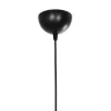 GLOBOSTAR® ZENITH 201-0093 Vintage Κρεμαστό Φωτιστικό Οροφής με Ντουί 1 x E27 AC 220-240V IP20 - Μαύρο & Μελί - Μ18 x Π15 x Υ38cm