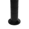 GloboStar® GARDENIO 203-0248 Μοντέρνο Επιδαπέδιο Φωτιστικό Κολωνάκι Κήπου Μονόφωτο 1 x E27 IP44 Μαύρο Πλαστικό - Μ17 x Π17 x Υ58cm
