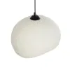 GLOBOSTAR® STONE 204-0124 Μοντέρνο Κρεμαστό Φωτιστικό Οροφής με Ντουί 1 x E27 AC 220-240V IP20 - Γκρι - Μ35 x Π31 x Υ26cm