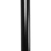 GLOBOSTAR® AGROS 61597 Φωτιστικό Κολωνάκι Κήπου με Ντουί 1 x E27 AC 220-240V Αδιάβροχο IP65 - Λευκό & Μάυρο - Μ30 x Π30 x Υ240cm