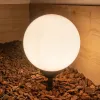 GLOBOSTAR® AGROS 61709 Φωτιστικό Κήπου / Καρφωτό με Ντουί 1 x E27 AC 220-240V Αδιάβροχο IP65 - Λευκό & Μάυρο - Μ40 x Π40 x Υ74cm