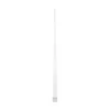 GLOBOSTAR® ALP-LINEAR BRIGHTRAIL 61774-3M Επιφανειακό / Κρεμαστό / Επιτοίχιο Προφίλ Αλουμινίου με Λευκό Γαλακτερό Πατητό Κάλυμμα για Ταινίες LED IP20 - Λευκό Ματ - Μ300 x Π5 x Υ7.5cm