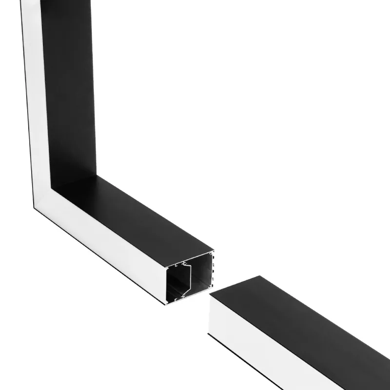 GLOBOSTAR® ALP-CORNER-SIDE90 BRIGHTRAIL 61778 Επιφανειακό / Κρεμαστό Προφίλ Αλουμινίου Γωνία με Λευκό Γαλακτερό Πατητό Κάλυμμα για Ταινίες LED IP20 - Μαύρο Ματ - Μ30 x Π5 x Υ7.5cm GLOBOSTAR® ALP-CORNER-SIDE90 BRIGHTRAIL 61778 Επιφανειακό / Κρεμαστό Προφίλ Αλουμινίου Γωνία με Λευκό Γαλακτερό Πατητό Κάλυμμα για Ταινίες LED IP20 - Μαύρο Ματ - Μ30 x Π5 x Υ7.5cm